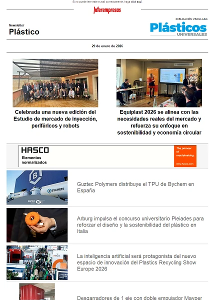 Newsletter Plástico