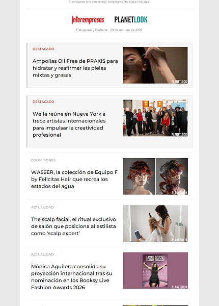 Newsletter Peluquería Newsletter Peluquería