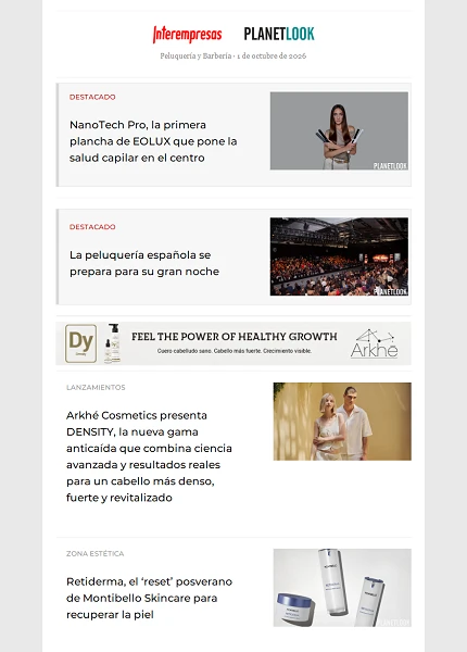 Newsletter Peluquería Newsletter Peluquería
