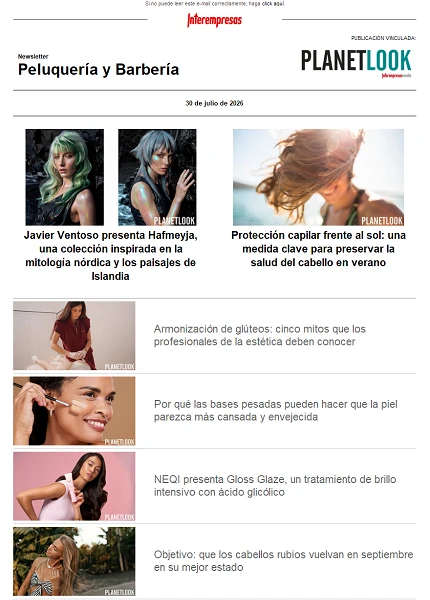 Newsletter Peluquería Newsletter Peluquería