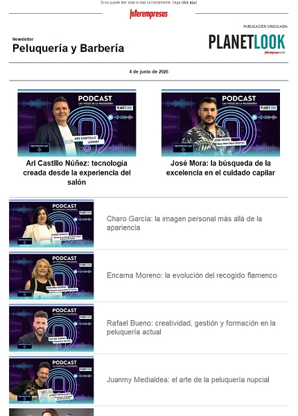 Newsletter Peluquería