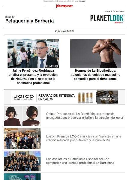 Newsletter Peluquería Newsletter Peluquería