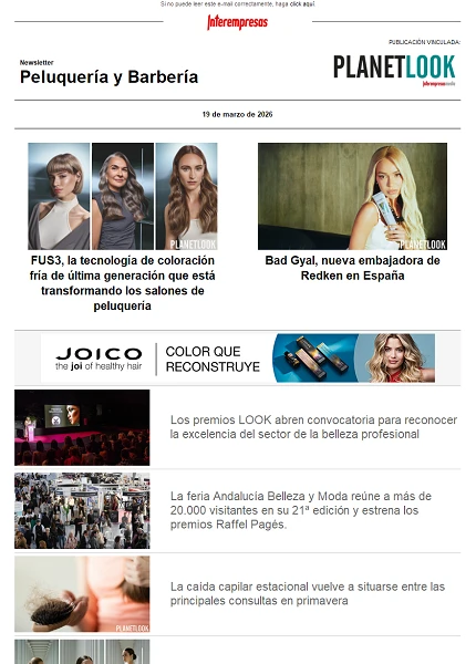 Newsletter Peluquería