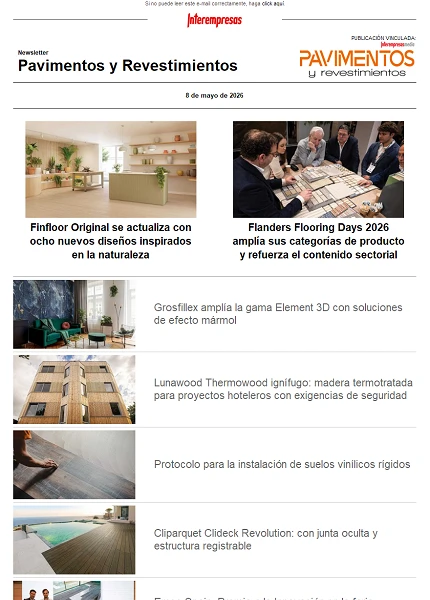 Newsletter Pavimentos y Revestimientos
