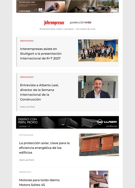 Protecci�n Solar, toldos y persianas