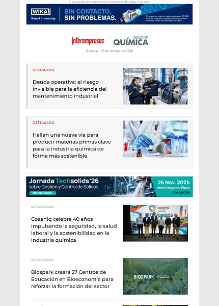 Newsletter Química