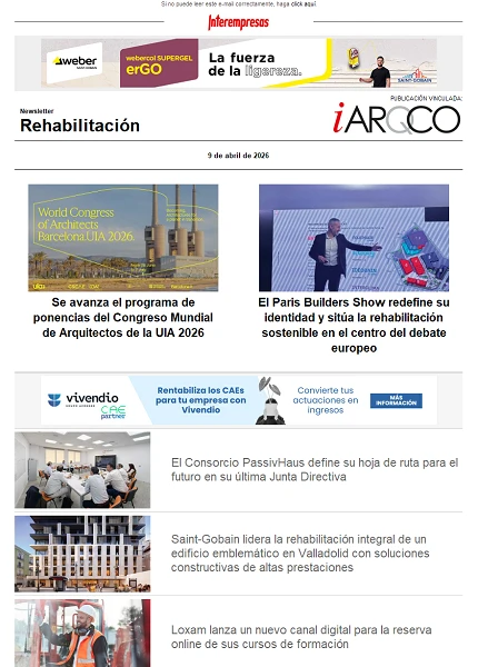 Newsletter Rehabilitación