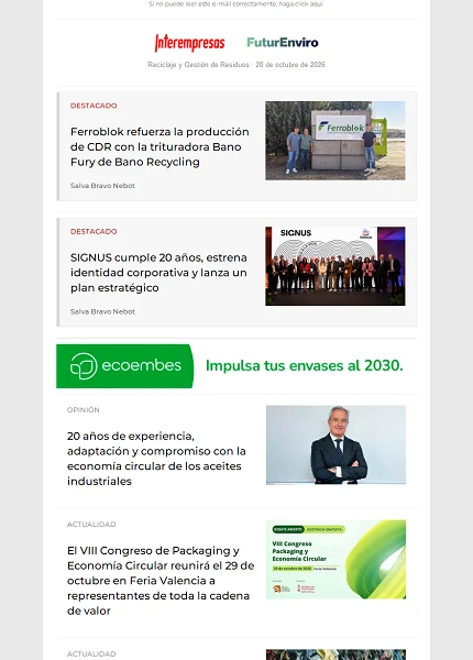 Reciclaje y Gesti�n de Residuos