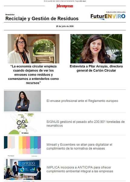 Newsletter Reciclaje y Gestión de Residuos