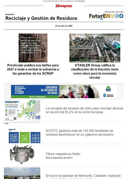 Newsletter Reciclaje y Gestión de Residuos