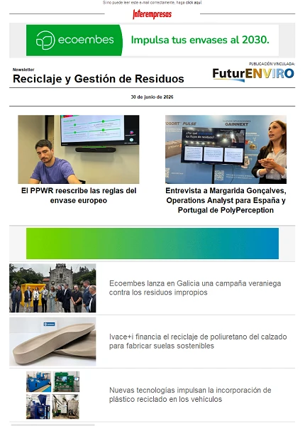 Newsletter Reciclaje y Gestión de Residuos
