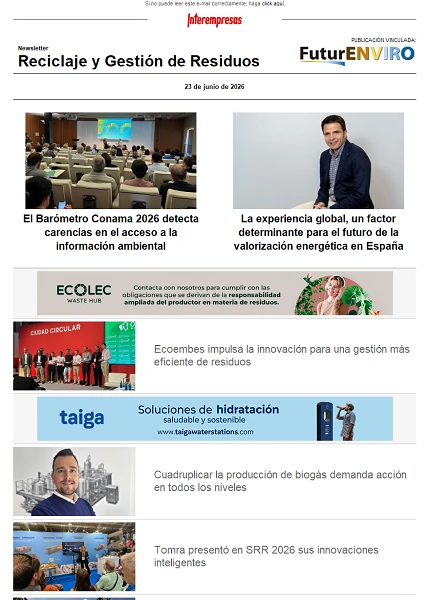 Newsletter Reciclaje y Gestión de Residuos