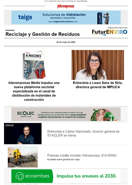 Newsletter Reciclaje y Gestión de Residuos