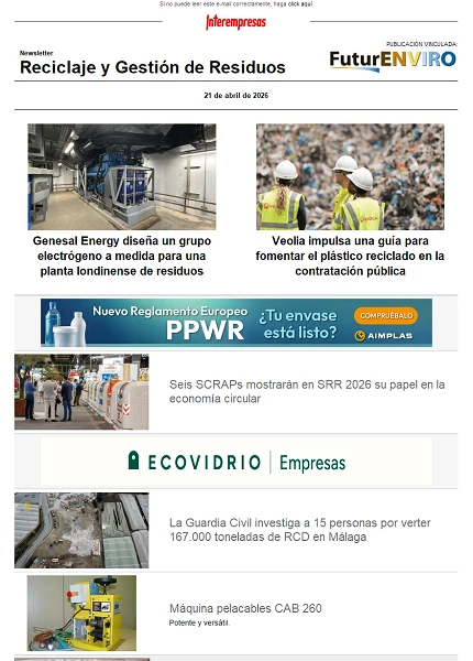Newsletter Reciclaje y Gestión de Residuos