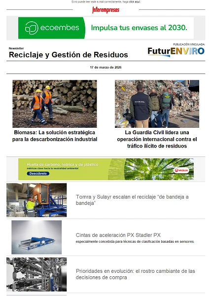 Newsletter Reciclaje y Gestión de Residuos