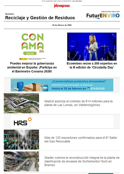 Newsletter Reciclaje y Gestión de Residuos