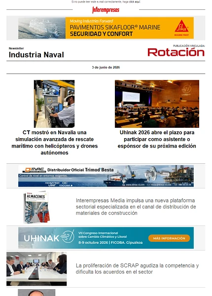 Newsletter Construcción Naval