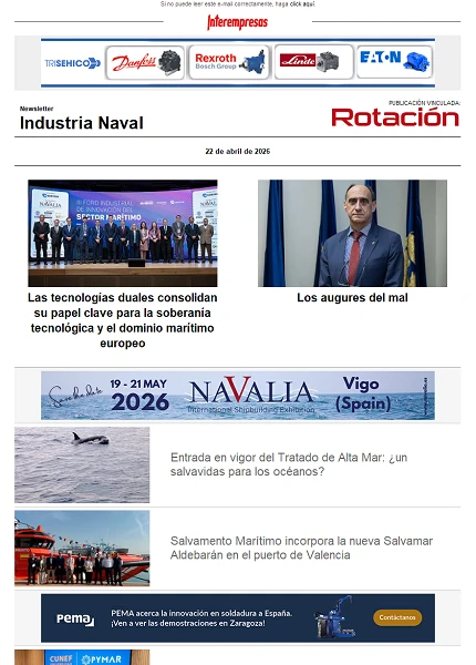 Newsletter Construcción Naval