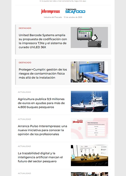 Newsletter TecnoSeaFood Newsletter TecnoSeaFood