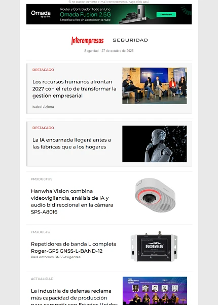 Newsletter Seguridad