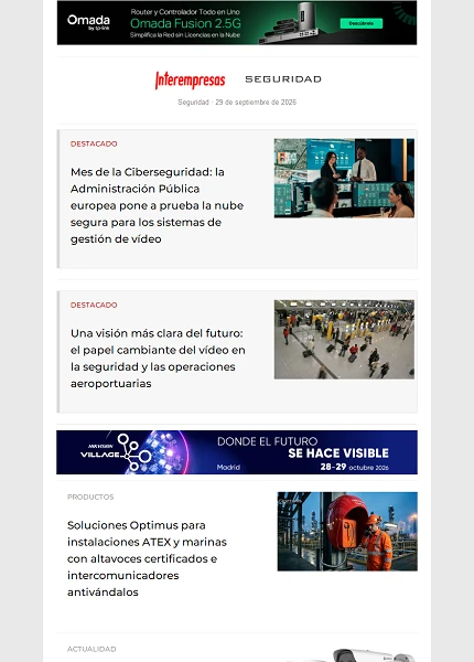 Newsletter Seguridad Newsletter Seguridad