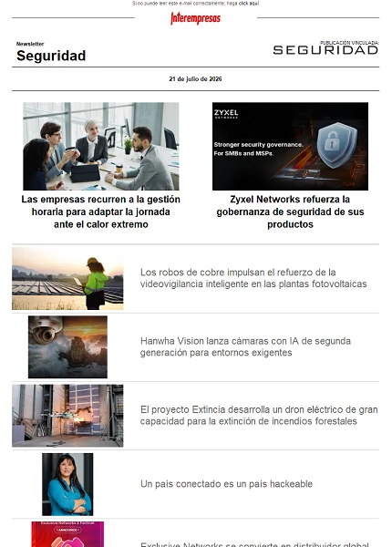 Newsletter Seguridad Newsletter Seguridad