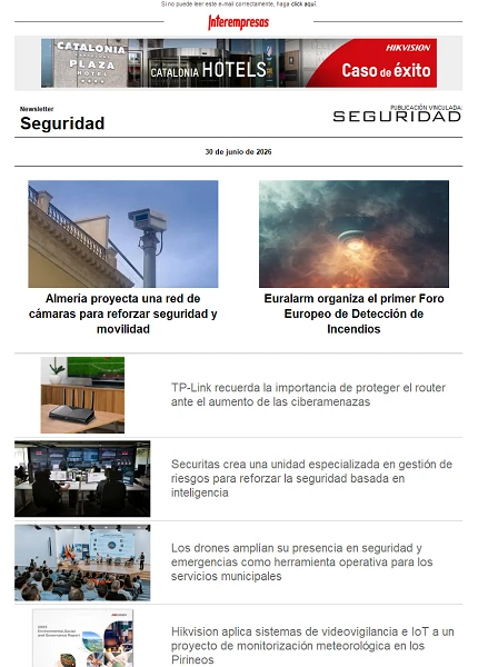 Newsletter Seguridad