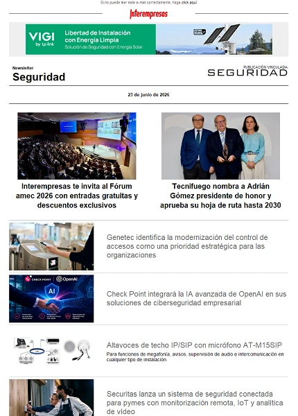 Newsletter Seguridad Newsletter Seguridad