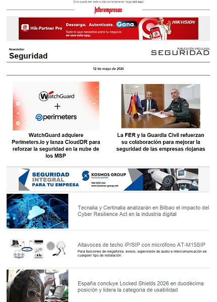 Newsletter Seguridad
