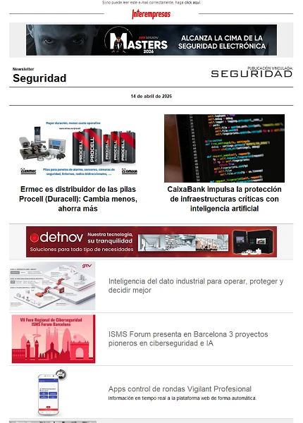 Newsletter Seguridad Newsletter Seguridad