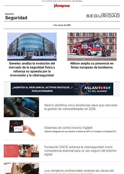 Newsletter Seguridad Newsletter Seguridad