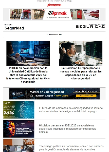 Newsletter Seguridad Newsletter Seguridad