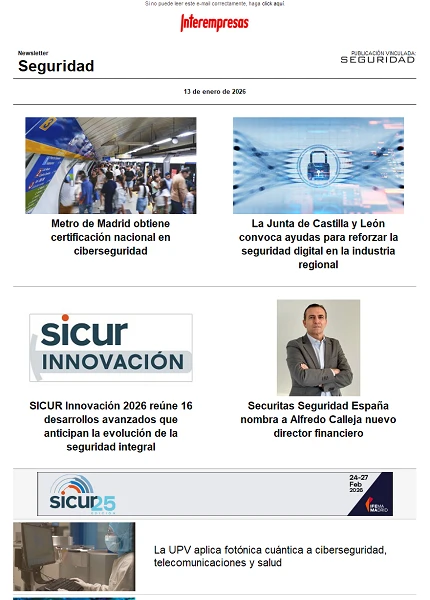 Newsletter Seguridad