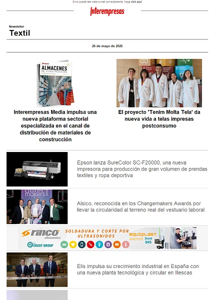 Newsletter Textil