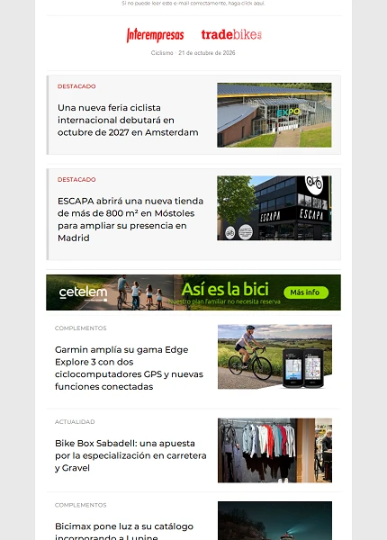 Newsletter TradeBike