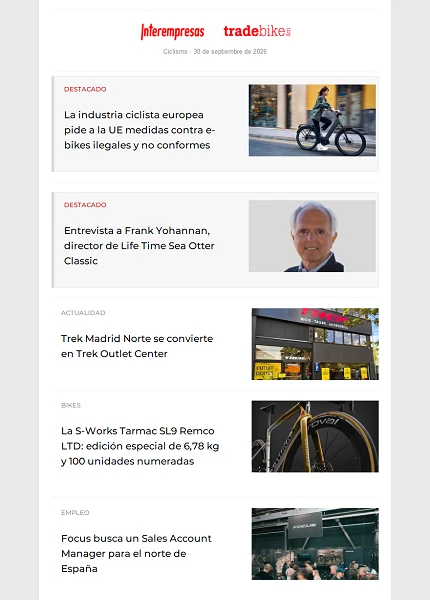 Newsletter TradeBike Newsletter TradeBike