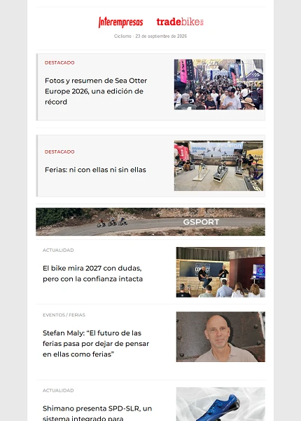 Newsletter TradeBike