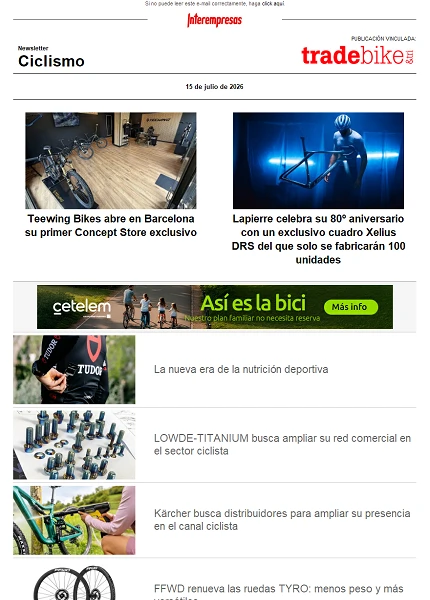 Newsletter TradeBike