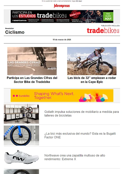 Newsletter TradeBike