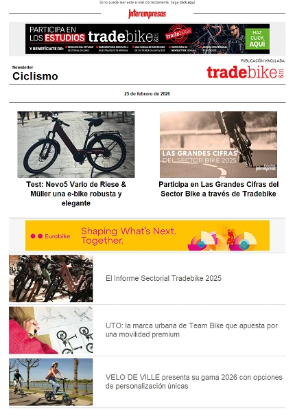 Newsletter TradeBike