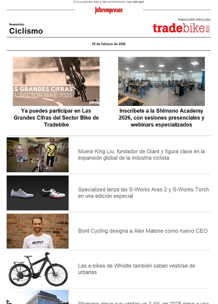 Newsletter TradeBike