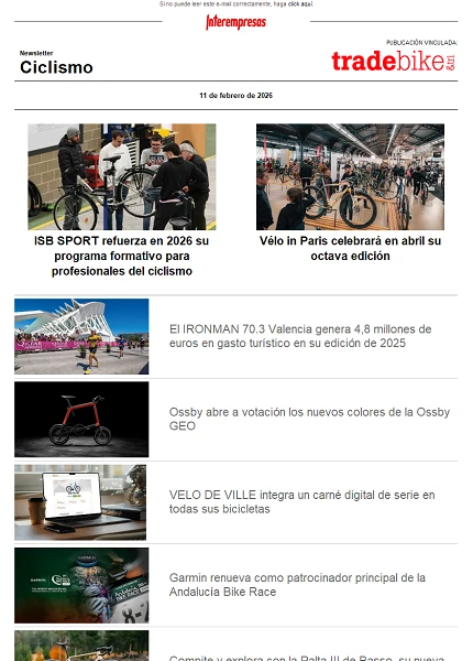 Newsletter TradeBike