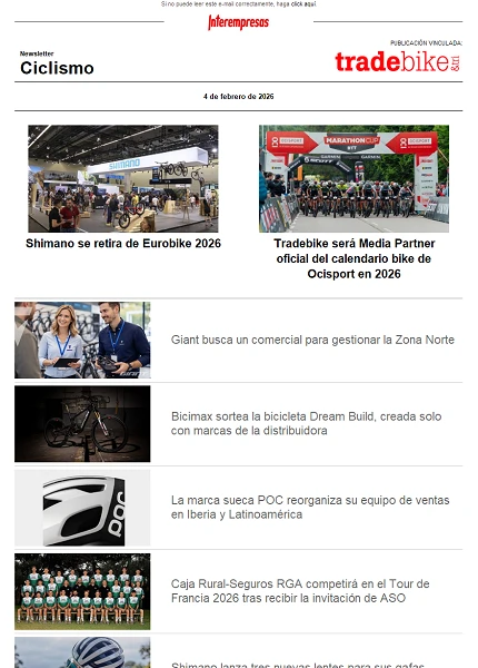 Newsletter TradeBike