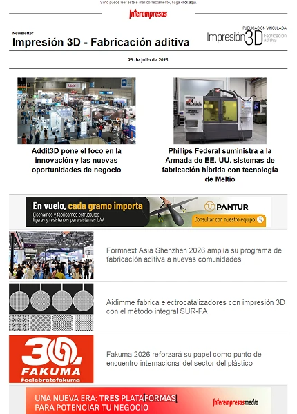 Newsletter Impresión 3D / Fabricación aditiva