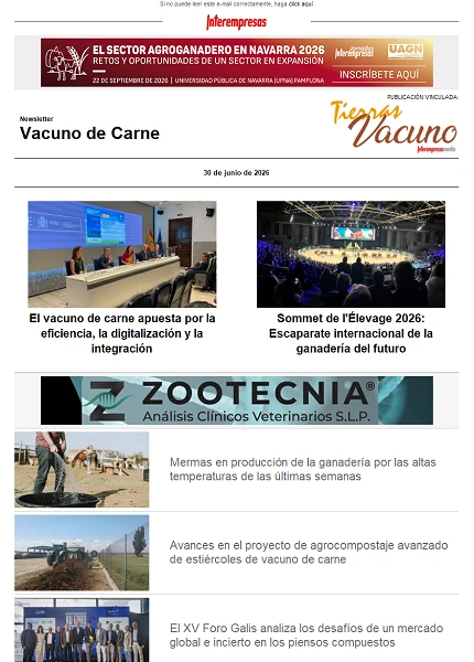 Newsletter Vacuno de Carne Newsletter Vacuno de Carne