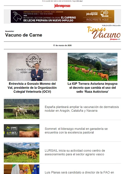 Newsletter Vacuno de Carne