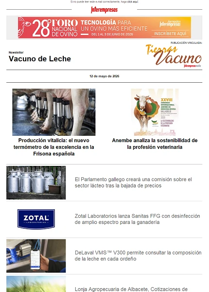 Newsletter Vacuno de Leche Newsletter Vacuno de Leche