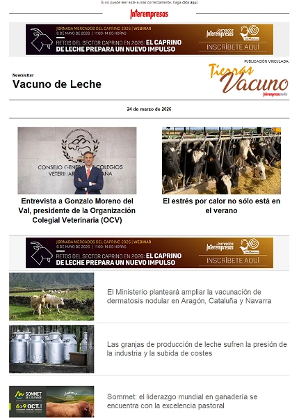 Newsletter Vacuno de Leche