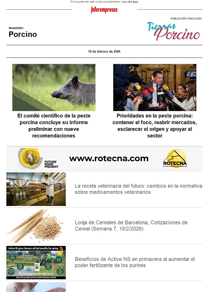 Newsletter Porcino