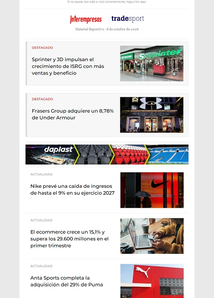 Newsletter TradeSport